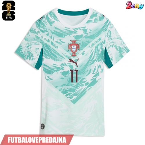 Lacne Ženy Futbalové dres Portugalsko Joao Felix #11 MS 2026 Krátky Rukáv - Preč